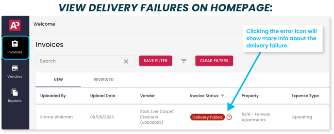 Screenshot_DeliveryFailure_Homepage